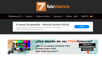 web 7televalencia.com apaisada