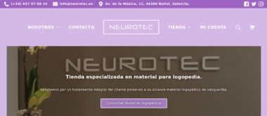 Neurotec, tienda especializada en logopédia.